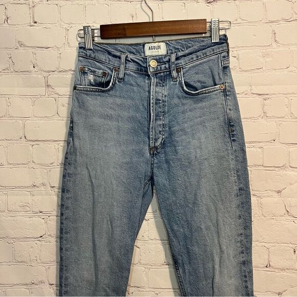 Agolde Nico High-Rise Slim Jeans size 25 - Picture 2 of 11